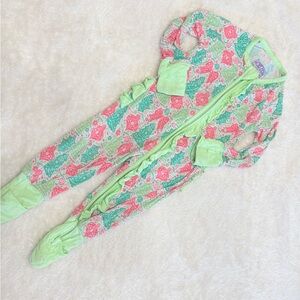 Poppy Kids Co Christmas Footsie Pajamas